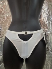 NWT Vintage Lady Princess Hicut Panty Thong Small 5 Nylon Spandex