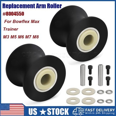 2X Wheel Replacement Arm Roller 8004550 For Bowflex Max Trainer M3 M5 M6 M7 M8
