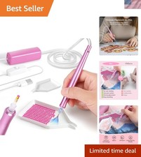Complete Diamond Art Painting Tool - Wax-Free Electric Pen with 2 Storage Trays