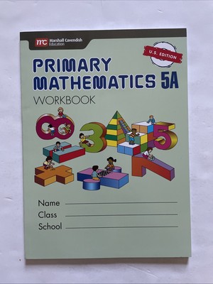 Singapore Math Primary Math Workbook 5A US Edition
