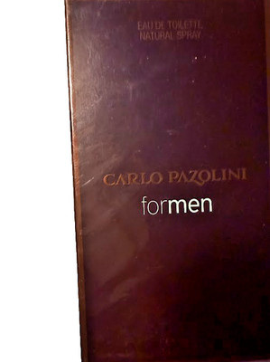 Carlo Pazolini FOR MEN Eau De Toilette Spray RARE 3.4 fl. oz/ 100ml NIB Sealed