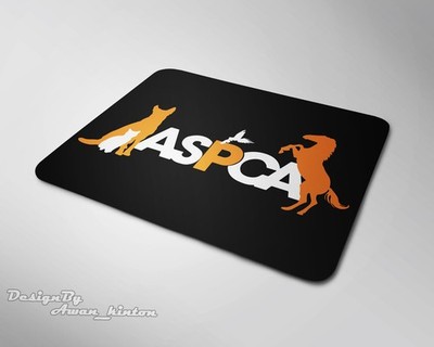 New ASPCA Logo Mouse Pad RUbber Made in Usa Accessories