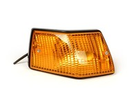 Blinker -SIEM- Vespa PX80, PX125, PX150, PX200, T5 125 - GehäUse Schwarz -Orange