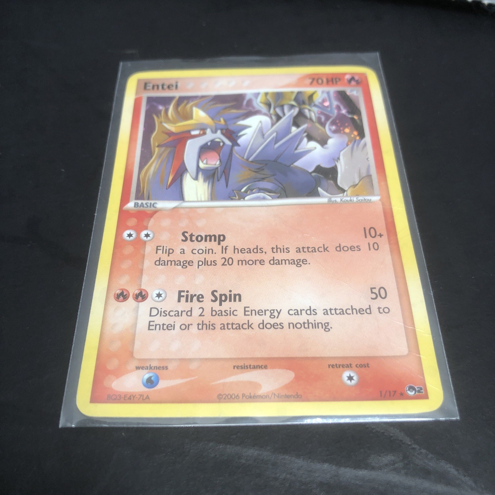 Entei 001/017 POP Series 2 Holo