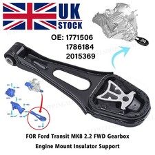 FOR FORD TRANSIT CUSTOM 2.2 FWD GEARBOX ENGINE MOUNT INSULATOR SUPPORT (2012+ON)