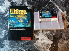 Ultima Runes of Virtue II SNES NOA Library Not For Resale Promotional Offer 