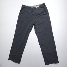 REI Hiking Pants Mens 36 x 32 Gray UPF50 Light Nylon Fishing Travel Trail Camp