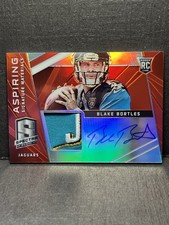 Blake Bortles Auto Patch Rookie 2014 Panini Spectra Asipring Red Prizm 1/2 SSP
