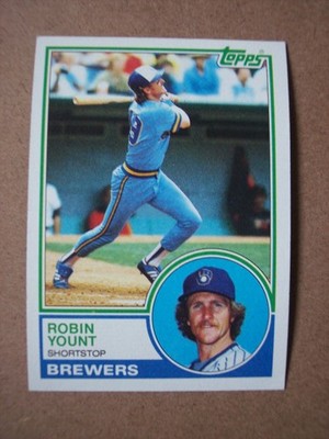 1983 Topps baseball Robin Yount card #350 NM or better