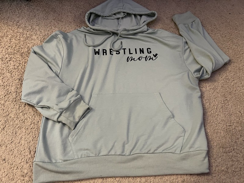 Wrestling Mom Hoodie Size XL