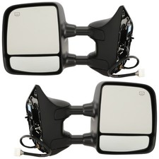 Pair Set Of 2 Towing Mirrors Driver Passenger Side Heated Left Right Pair Set Of 2 Towing Mirrors Driver Passenger Side Heated Left Right