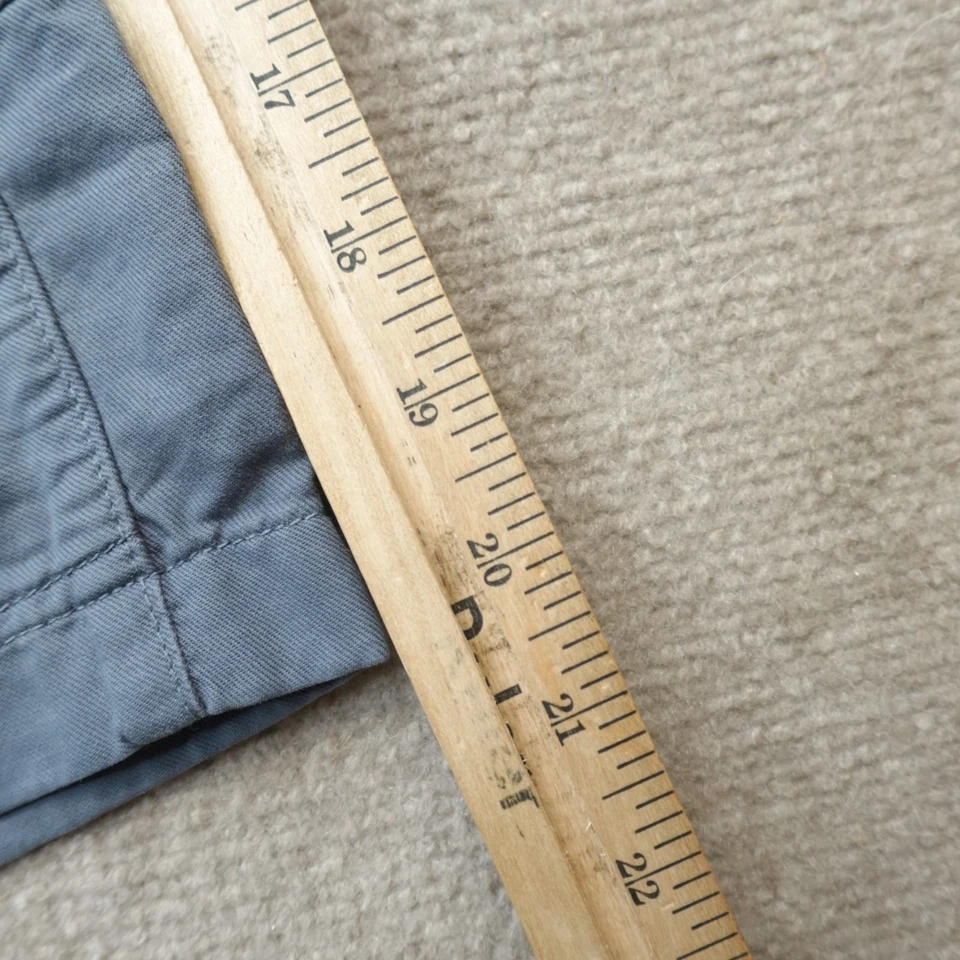 Pantalones Cortos Jack Spade 36 Azul Carga Trenton Utilitario Algodón Lino NUEVO Foto 4 de 4