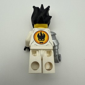 Lego Agents Dr. Inferno Minifigure 8970 Metallic Silver Claw HTF Rare No Cracks