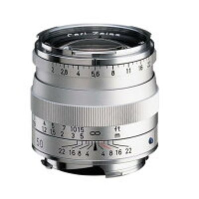 ZEISS Planar T 50mm f2 ZM Mount Manual Focus Objektiv - SILBER Manueller Fokus
