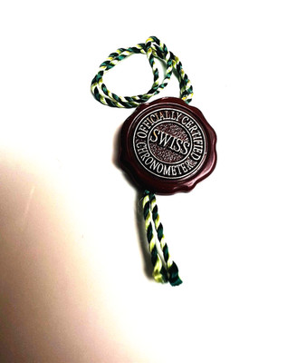 Rolex Officially Certified Chronometer Hang Tag Rot Multi Crown 2000 - 2015 red