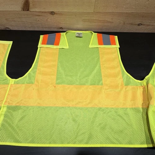 ML Kishigo 1174 Hi Vis Safety Vest 2XL ANSI Class 2 Reflective Workwear Costume image 3