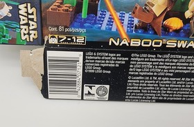 Star Wars Lego System 7121 Naboo Swamp **BOX ONLY**