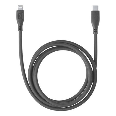 Lightning Cable Cellular Line USBDATASOFTC2LMFIK Soft Cable Black