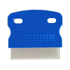 Professional Pets Comb Stainless Steel dense toothed flea comb For Dog Cat PN