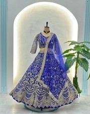 Designer Bride Lengha Choli Indian New Lehenga Wedding Party Bollywood Pakistani