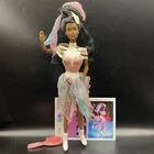 Vintage Ice Capades Black Barbie Doll 50th Anniversary Mattel with skates/brush