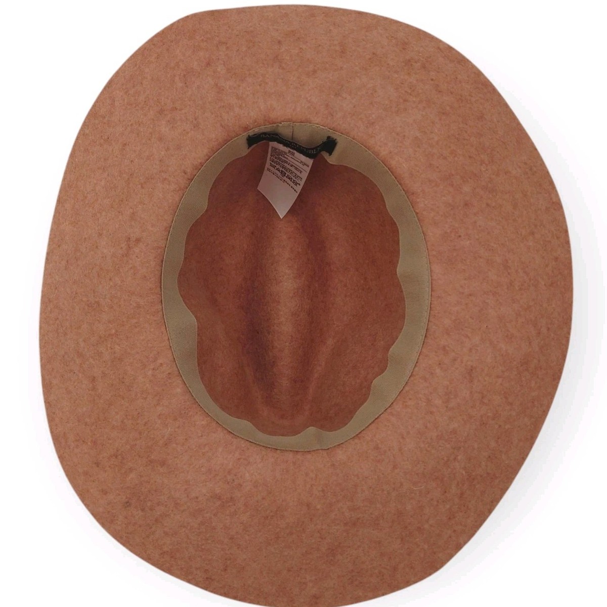 Banana Republic Womens Hat 100% Wool Felt Wide Brim Ribbon  display picture 2