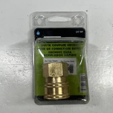 Forney 75129 Pressure Washer Quick CONNECT Coupler Female Socket, 3/8-Inch FNPT