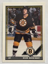1991-92 O-Pee-Chee #238 Nevin Markwart Boston Bruins