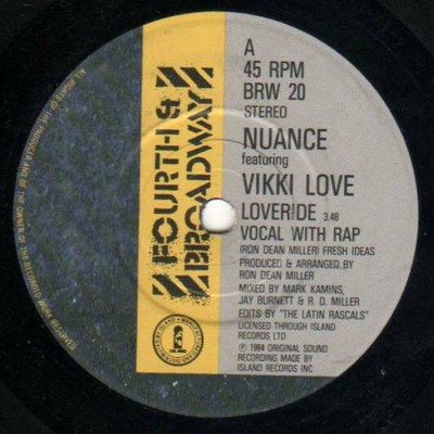 Nuance Featuring Vikki Love - Loveride (VINYL)
