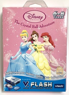~NEW~ VTech VFlash Video Game - Disney Princess The Crystal Ball Adventures