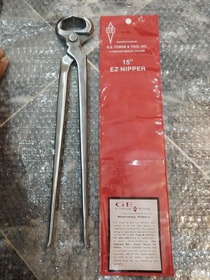 Hoof Nipper 15'' GE Original Vanadium Steel Farrier Tool Dull Finish Drop Forged