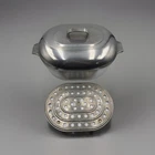Wagner Ware Sidney-O-Magnalite 13 Qt Roaster w/ Lid & Trivet Dutch Oven 4267-P