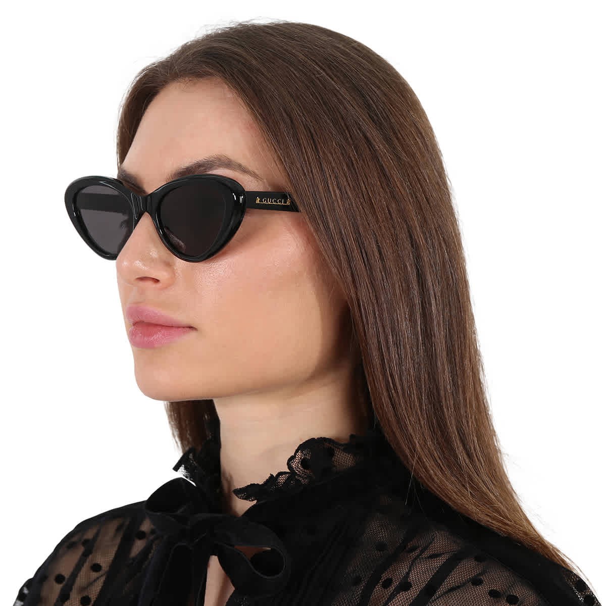 Gucci Grey Cat Eye Ladies Sunglasses GG1170S 001 54 GG1170S