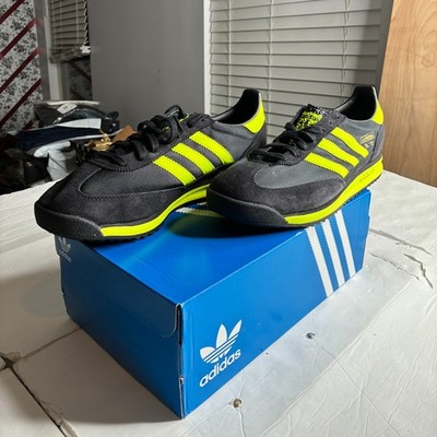 Adidas Originals SL 72 RS Sneakers Men's Size 9.5 Core Black/Solar Yellow IG4647