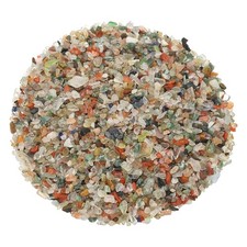 PETAXCELL Crystal Chips Stone, 0.44 Lb Fluorite Gravel 3 - 5 mm, Colorful