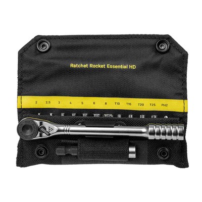 Topeak Ratchet Rocket Essential HD Drehmomentschlüssel Werkzeug Set schwarz