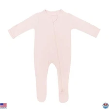 KYTE BABY Unisex Zipper Closure Footies, Rayon Made From Bamboo, 0-24 Months
