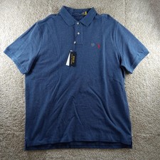 Polo Ralph Lauren Polo Shirt Mens XL Blue Classic Fit Cotton Red Pony Logo