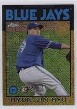 2021 Update Silver Pack 1986 Topps Chrome Baseball Gold 21/50 Hyun-Jin Ryu s5j