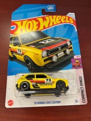 73 Honda Civic Custom #90 Yellow 2024 Hot Wheels A55 | eBay