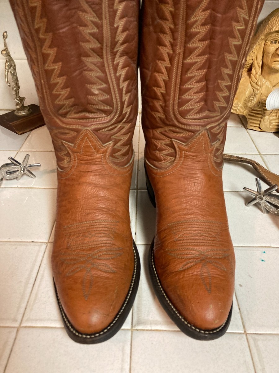 Tony Lama USA 8057 Western Cowboy Dancehall Rodeo Ranch Boots 8 E