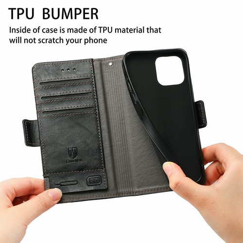 Leather Wallet Cover Case For Motorola Moto G9 Play Edge Plus G 5G Power Stylus - Picture 2 of 16