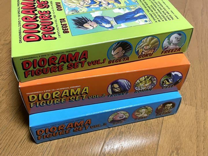 Dragon Ball Z Diorama Figure Set Vol.1 2 3 SET Goku Vegeta Buu etc