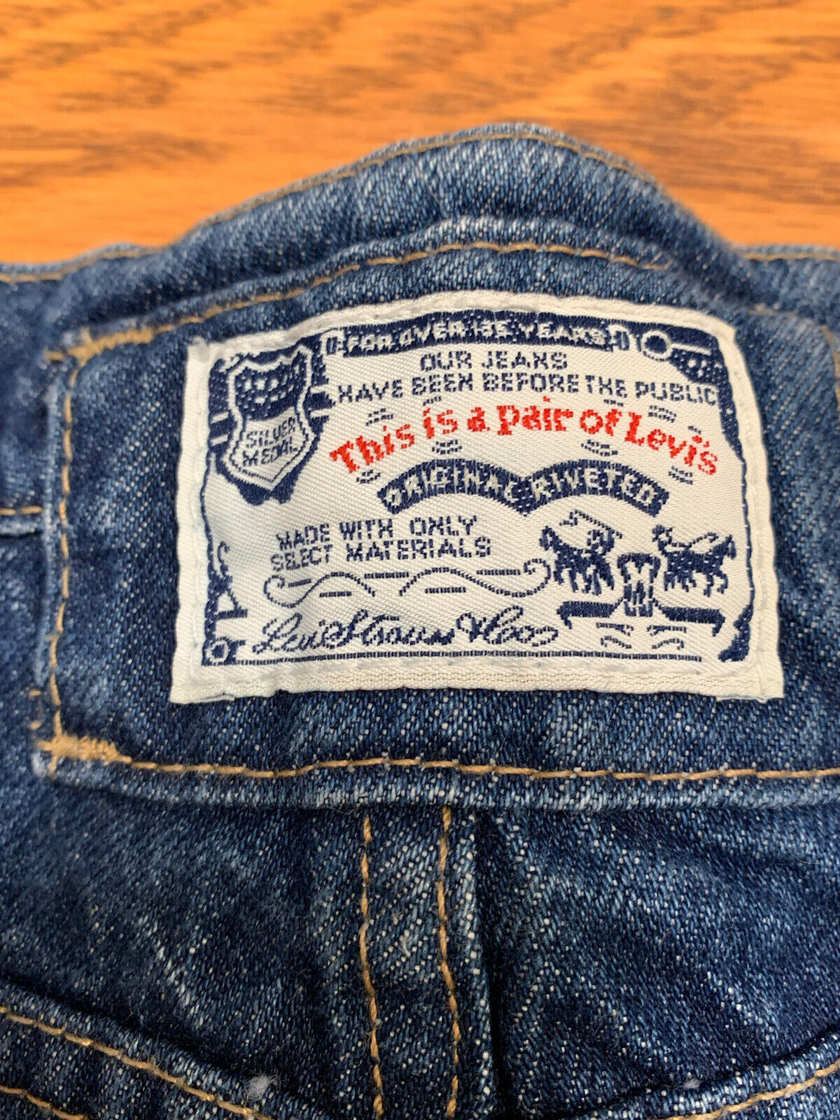 Introducir 58+ imagen levi’s two horse brand jeans