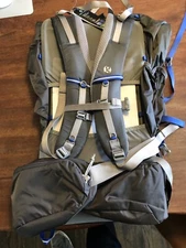 Gossamer Gear Mariposa 60 Backpack, Medium Gray NWT