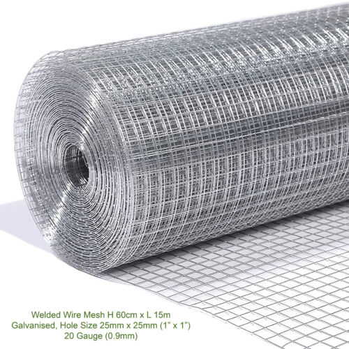 Welded Wire Mesh Galvanised Garden Universe Wire 9 Sizes Fence Chicken Rabbit - Picture 15 of 122
