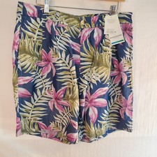 Scotch Soda Men's Size 33 Printed Pleated Twilt Shorts New with Tags
