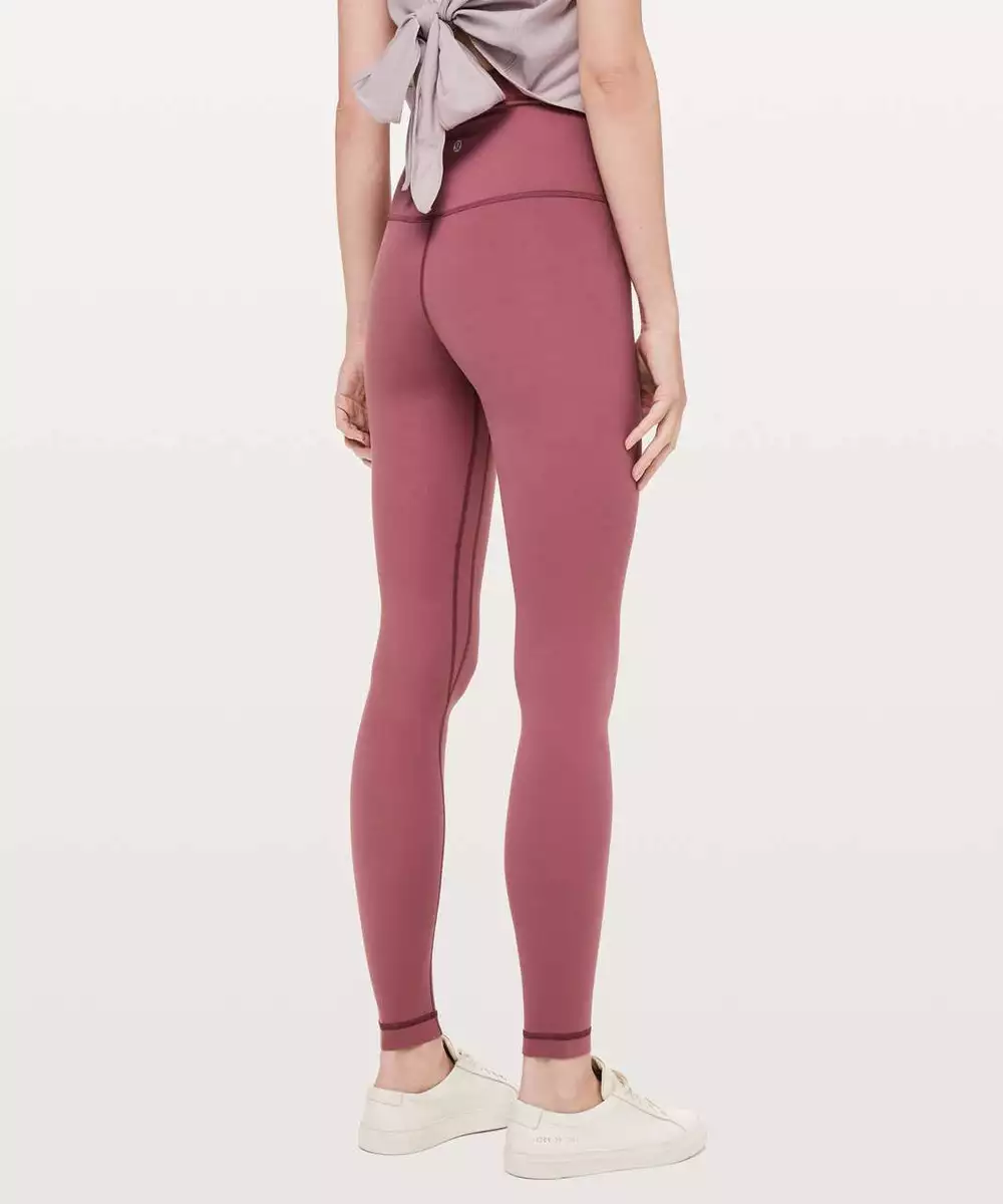 Lululemon Align High-Rise Pant 28 Red Merlot Leggings Women's