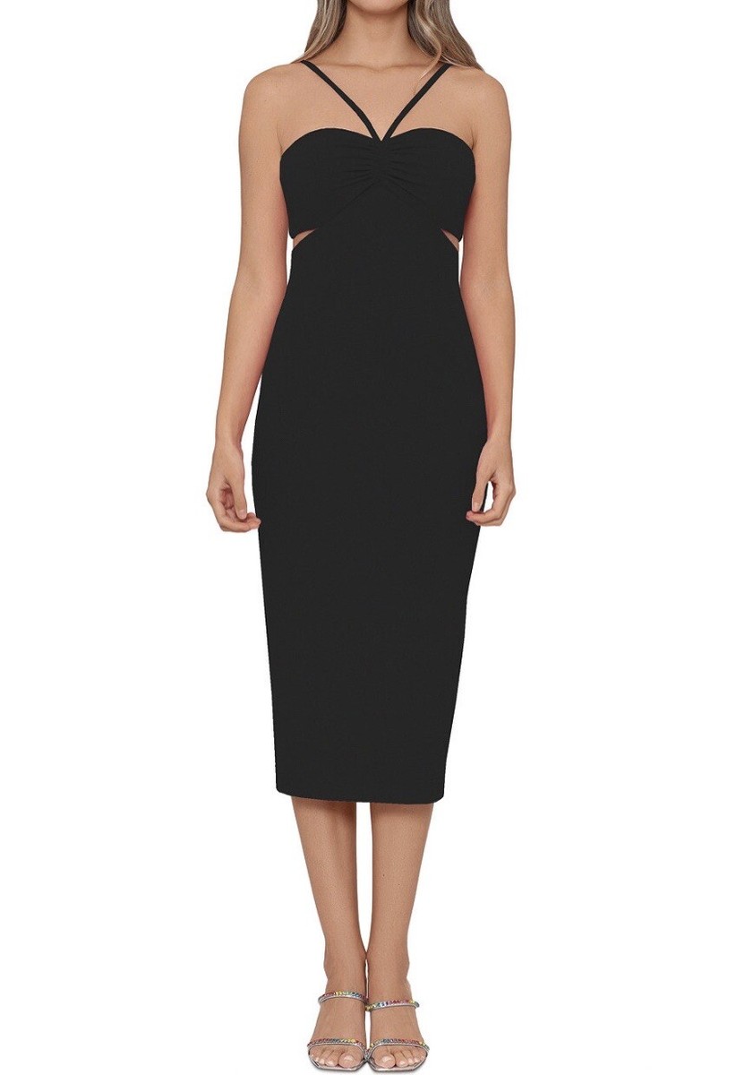 xscape bodycon dress Women's Cutout Detailed with ruffle accents Launchdate:2025-08-21 70 inch TVs and COLOR:Blush (picture)