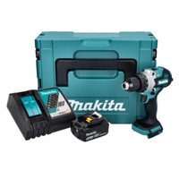 Makita Dhp 486 RT1J Akku Schlagbohrschrauber 18 V 130 Nm + 1X Akku 5 Ah + Lader